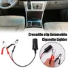 12V Crocodile Clip Car Cigarette Lighter Automobile Power Power Puchet Adaptateur Câble pour les bateaux Camper Cars O5V2