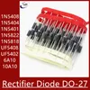 20st Rectifier Diode 1N5408 1N5404 1N5401 1N5822 1N5818 UF5408 UF5402 6A10 10A10 DO-27 NY ORIGINAL