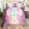 Angel Wings Däcke Cover Set Lucifer Angel Bedding Set Estetic Wing Feather Comporter Cover Set Full Size King Size for Girls