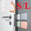 Stomme zelfadaptieve deurstopper, siliconen ronde vierkante beschermer bumper kussen voor wandtafelhendel bumper schokdemperstickers