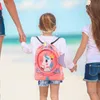 Barns badväska söta djur strand ryggsäck för barn badväska flickor strand pool simma våt och torr ryggsäck för utomhus