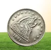 Coins américains 1891 Pos assis Liberty Quater Dollar Silver plaqué Artisanat Copie de monnaie en laiton Accessoires de décoration de la maison1910529