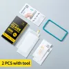 SmartDevil 1 2 4 Pcs Screen Protector for iPhone 14 Pro Max 13 12 11 Mini Tempered Glass X XS XR HD Front 9H Easy to Install