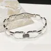 Varumärke Bangle Luxury Armband Designer Bangles Mens Women Titanium Rostfritt stål Varumärke Brev Smycken Charm Tillbehör av högkvalitativ gåva