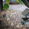 Other Bird Supplies Wind Chime Hummingbird Feeder Charming Outdoors Feeders Leakproof Outdoor Creative Humming