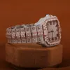 Luxe kijkend volledig kijken Iced Iced for Men Woman Top vakmanschap uniek en dure Mosang Diamond Watchs voor Hip Hop Industrial Luxueuze 21932