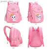 Zaini per zaini rosa CatDrens Backpack Borse School 3 Cartoon Childrens Backpack Kitty BookBag Bookbag Mochilas Escolares Infanti Y240411YY240417S0RB