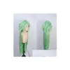 Wig Caps Beatless Snowdrop 39Quot Long Straight Fluffy Green Cosplay Heat Resistant Wigs8041946 Drop Delivery Hair Products Accessorie Ot2B1