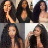 12aaa Brésilien Water Wave Bundles vraiment non transformés Virgin Human Hair Extensions Remy Femmes Deep Wave Curly Poules de cheveux longs