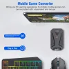 Combos HXSJ P8 Wired Keyboard Mouse Converter Mobile Game Mouse Adapter med 4 USB -port