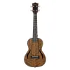 Hanger 23/26 pouces Ukulele Walnut Musical Instrument pour concert Party 4 Strings Hawaiian Guitar avec pick Capo Strap Sac Accessory