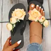 Slippers for Women Mesdies Flip flip flip ouverts fleurs Bohemian Sandales Femmes S chaussures sandales Femmes Sandales plates Nouvelles 8