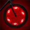 Plastic Bike Wheel Spoke Light Waterproof MTB Balance Bicycle LED Tyre Tire Flash Lights Colorful Warning Lamp Bike Accessories