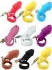 Qloves CB6000 CB6000S Soft Silicone Cage Cage Cage Dispositivo de sexo con 5 pollas Manga de pene para hombres S08246508989