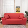 Copertina di sedie divano di divano a colori solidi Copertura grande elasticità divano allungata mobili per asciugamani angolare 1/2/3/4 posti