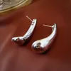 New Design ear studs Exaggerated metal curved water droplet women earrings PH-03690