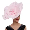 Neue große Blumenhaarband Bow Fascinator Hut Frauen Kopfbedeckung Braut Make -up Prom Fotoshooting Fotografie Haarzubehör Accessoires