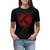 Women's Polos Black And Red T-shirt Summer Tops Shirts Graphic Tees T-shirts For Women