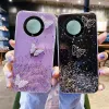 Étui du téléphone pour Honor Magic5 Lite 5G Magic 6 Lite Lite Luxury Starry Sky Butterflies transparent Soft Back Cover Magic 5 Lite 5G