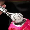Spoons Ice Cream Scoop Toolsule cucina in acciaio senza molla senza molla Mash patate Water Ball Accessori per la casa