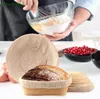 Bread Proofing Baskets Multi-size Round Oval Dough Proofing Bowls W/Liners Perfect for Professional Home Sourdough Bread Baking