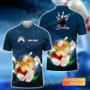 Bowling Player Nome personalizzato 3D Shirt da uomo stampato da uomo Summer Street Short Short Maniche Gift per l'amante del bowling WK38