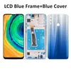 För Huawei Honor 10 Lite LCD Display Screen Touch Digitizer Assembly for Honor 10i HRY-LX1 HRY-LX2 med ramersättning