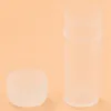 Lagerflaschen 150x Plastikprobe Flasche 5ml Testrohr Labor kleiner Fläschchenbehälter Deckel