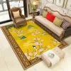 Traditional Chinese Classical Vintage Landscape Painting Style Living Room Non-slip Rugs for Bedroom Lounge Decorative Carpet