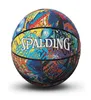 Spalding 24k noir mamba merch basketball balle de balle de gribouillis commémoratif édition pu jeu taille 7 avec boîte Valentine039 day b7406788