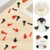 100 stcs/zak 3-6 mm plastic mini veiligheidsronde neus voor poppen teddy hond gevulde doe-het-zelf poppen dieren pluche speelgoed ogen accessoires