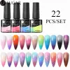 Ur Sugar 22st Thermal Nail Gel Polish Set Color Changing Lack Semi Permanent Soak Off UV LED Nail Art Gel Manicure