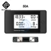 4 in 1 20A 50A 100A 200A DC 8V-100V LCD DC DC Digital Digital Power Tensione Monitor Voltmetro Amperometro Tester DC 12V Misuratore auto