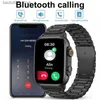 Wristwatches 2024 New Intelligent Mens AMOLED High Definition Screen Bluetooth Calling IP68 Waterproof Heart Rate Music Sports Womens Smartphone