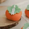 Ljushållare hand gåva orange persimmon diy skytte rekvisita kreativa dekorativa ornament simulerade fruktmanual