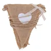 Party Decoration Mrs Hessian Burlap Bunting - Wedding or Banner Vintage Affair