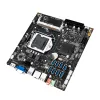 Moderbrädor B75 Mining Motherboard Kit DDR3 4GB RAM 64GB MSATA LGA 1155 8*USB3.0 Adapter med VGA HD -port SATA -kabel B75E Miner Motherboard