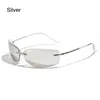 Sunglasses Colorful Y2K UV400 Protection 2000'S Punk Wrap Around Streetwear