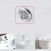 1/4PCS Trim Round Durable Bathroom Basin Plastic Sink Insert Kitchen Overflow Ring Bathroom Ceramic Basin Chrome Hole Cover Sink