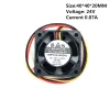 新しいオリジナル109P0424H6D03 24V 0.07A 4020 4CM 3wire Funac Inverter Cooling Fan