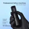 Trex Professional Tattoo Gun Kit schnurloser Drehmaschinenstift mit 2 austauschbaren Batterien für lange Laufzeit 240327