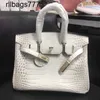 Sacos de couro de designer BK Lady Lady Begonia Luxury Crocodile Pattern Half costure Frea de cera Bolsa de bolsa feminina para lésbicas