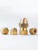 Mässing Cap Hex Nuts Dekorativa kupolhuvudskydd Halvirkornsmutter DIN1587 M3 M4 M5 M6 M8 M10 -M20