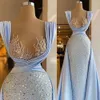 Criss-cross Sequined Formal Evening Exquisite Pleat Satin Sheath Gowns Chic Floor Length Party Prom Dress 2023