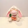 Wholesale Easter cute bunny donkey plush toy children's game Playmate Holiday gift backpack pendant