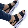 Chaussures habillées 2024 cales d'été sandales européen et américain peep toe plage omfortable sandalias de mujer