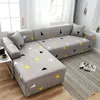 Coperture per sedie di divano geometrico Copertura elastica elastica per il divano del soggiorno angolo sezionale a L