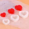 Torministica epossidica a forma di resina in silicone a forma di cuore 3D Stampo per candele per gancella di candele per gioielli fai -da -te che producono accessori