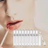 Speicherflaschen 10x Lipgloss -Röhrchen Behälter nachfüllbare leere transparente Kosmetik -DIY für den Valentinstag vorhandener Ersatz