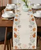 Elegant Thanksgiving Autumn Pumpkin Dining Table Runner Mariage Décor de mariage Runner de table pour table de table Dining Table Runners